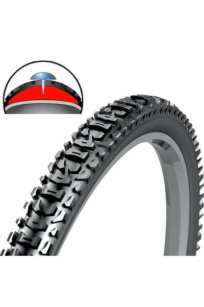 DSI Cameră de aer pentru bicicletă, perforată, 16×2.00 inch, 50×305