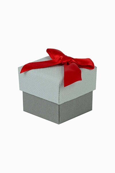 Meidi Packing Jewelry Box Normal Paper, 4x4x3.5 cm - Light Gray / Dark Gray /...