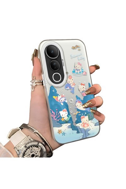 CHICASELUX حافظة هاتف Vivo V50 Lite 4G/5G متوافقة مع Sea Submarine World مطبو...