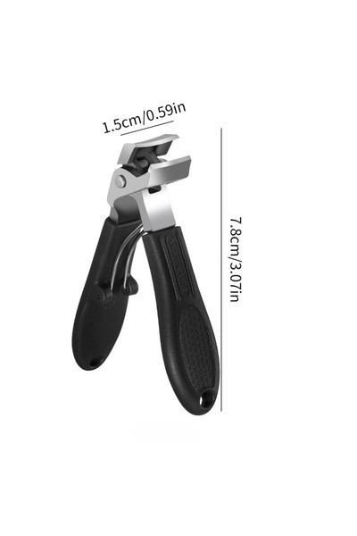Choice Black 1/5pcs Toenail Clippers for Thick Toenails for Seniors, Angled H...