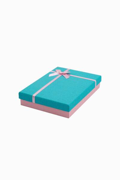 Meidi Packing Meidi Jewelry Box Normal Paper, 13x18x3.5 cm - Pink / White - S...