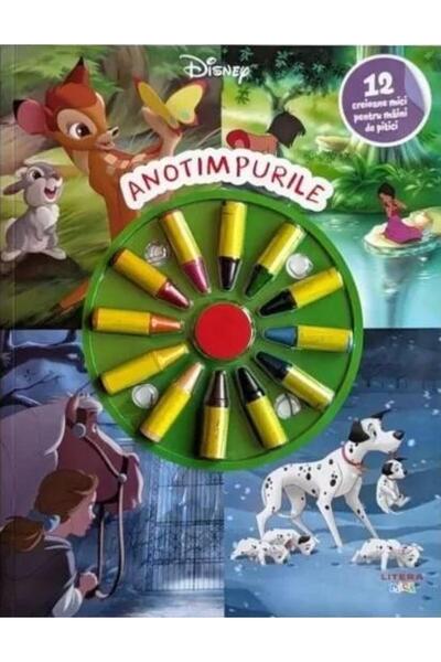 Editura Litera Disney. Anotimpurile. 12 creioane mici pentru main