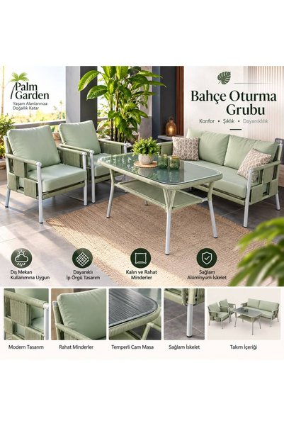 Genel Markalar PALM GARDEN RİTİM OTURMA GRUBU