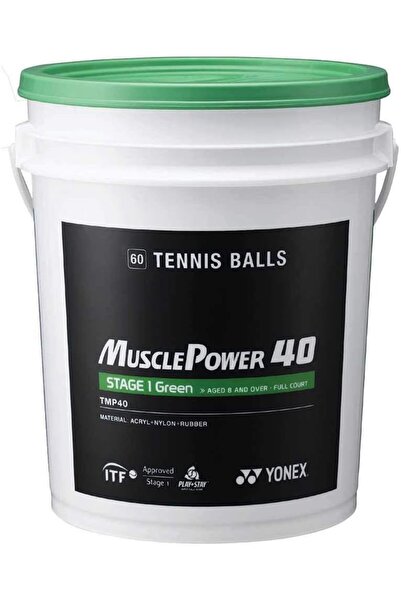 YONEX Junior Stage 1 Green Tennis Ball 60 Tub TMP-40