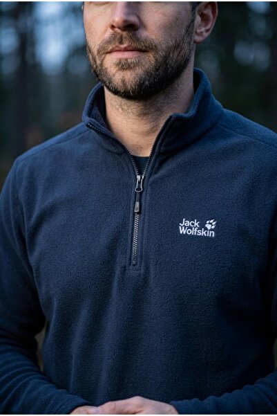 Jack Wolfskin TAUNUS 100 HZ M Ανδρικό μπλουζάκι εξωτερικού χώρου με φερμουάρ ...