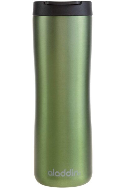Aladdin Leak-Lock Thermavac™ Stainless Steel Mug 0.47L Green – Leakproof | Do...