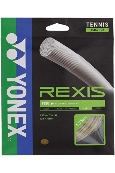 YONEX TGRX125 Rexis Tennis String 12MTR, Off White