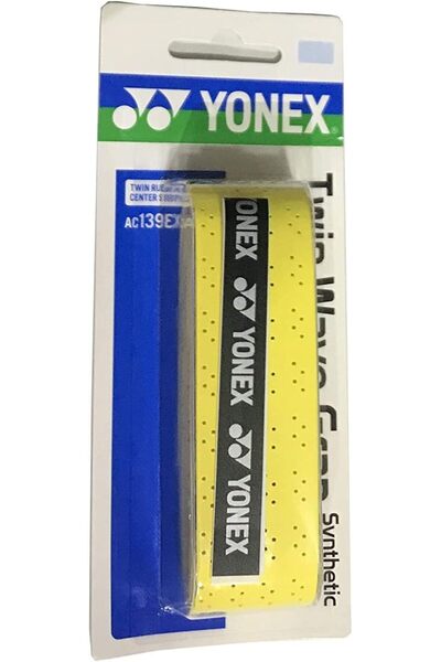 YONEX AC139EX Twin Wave Grip, Citric Yellow