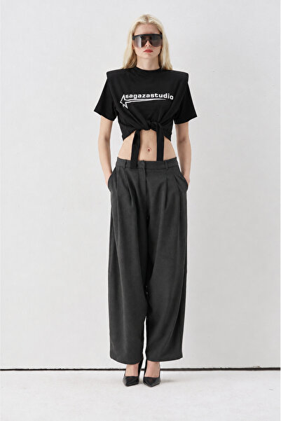 Sagaza Studio SS6181 BAĞLAMALI T-Shirt