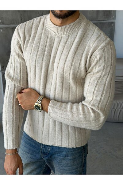 FO4RBS Ribbed Textured Knitwear Ecru