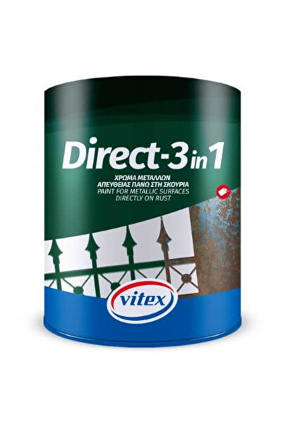 Vitex Vopsea email anticoroziva lucioasa Direct 3 in 1, 10 alb, 750ml