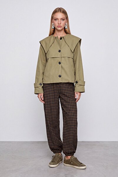 VAGGON Hakim Lapel Collar Trench Coat