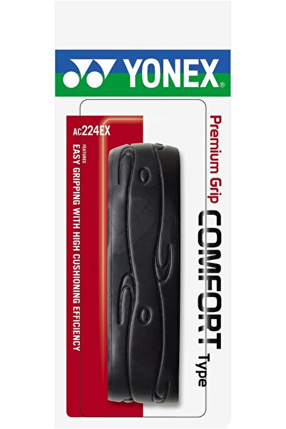 YONEX AC224EX Premium Grip Comfort Type Black, One Size