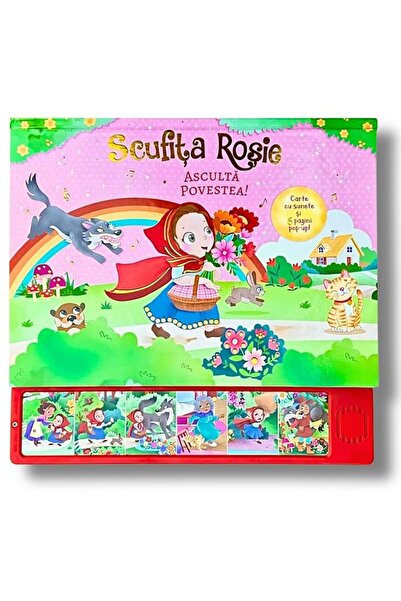 Editura Flamingo GD Scufita rosie. Asculta povestea! Carte cu sunete s
