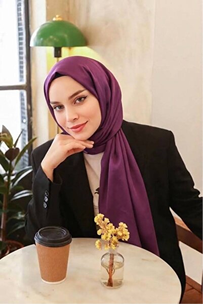 ALDAIYR Reyon Eşarp Saten dokılu 95x95