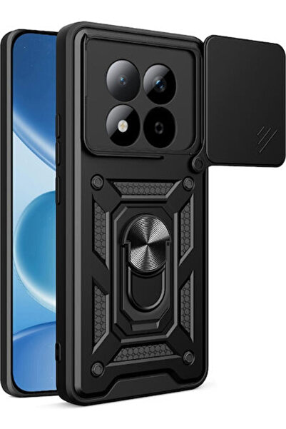 OEM Υβριδική Μαύρη Θήκη Πλάτης Σιλικόνης (Redmi Note 15 Pro 5G)
