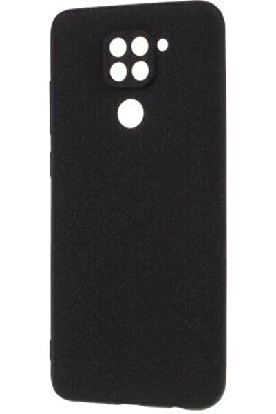 OEM Ματ Θήκη Σιλικόνης TPU για Xiaomi Redmi Note 9 Μαύρο