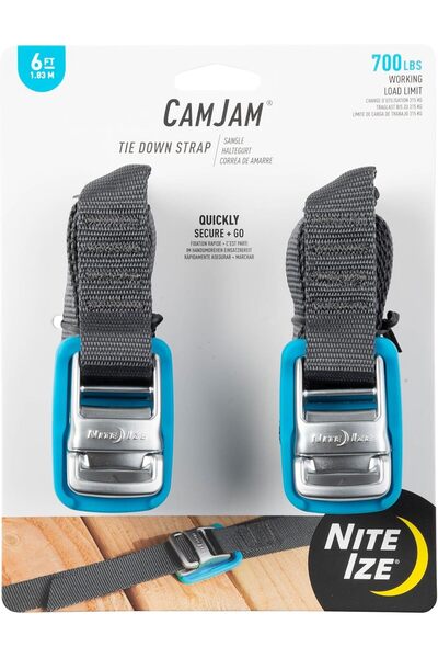 Nite Ize CamJam Tie Down Strap 6 ft. 2 Pack