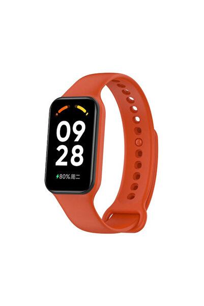 OEM Λουράκι Σιλικόνης Xiaomi Smart Band 8 Active Redmi Band 2 Πορτοκαλί