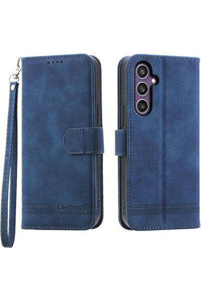 OEM Dierfeng Df-03 Θήκη Πορτοφόλι Μπλε (Galaxy S25)