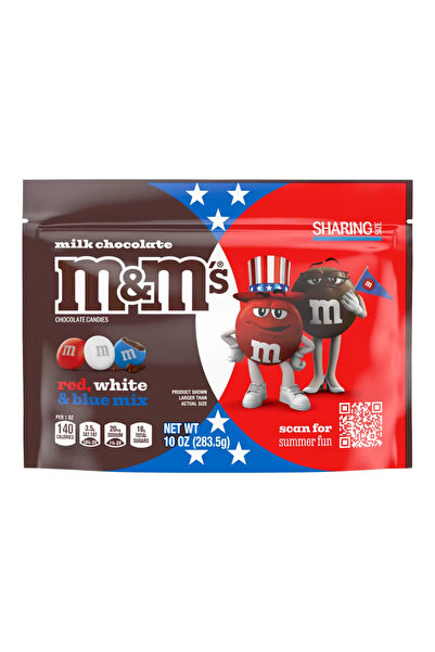 M&M's Milk Chocolate Red, White & Blue Mix 283.5g