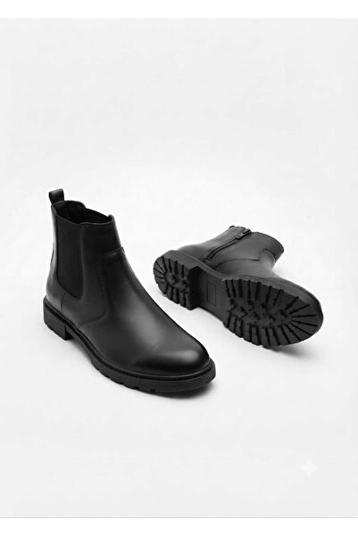 zege shoes أحذية شتوية من الفرو بسحّاب ورباط، مقاومة للبرد والماء، سوداء اللو...
