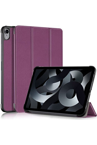 OEM Θήκη Flip για iPad με Τριπλή Βάση Στήριξης, Μωβ (iPad (2025), iPad 10.9 (...
