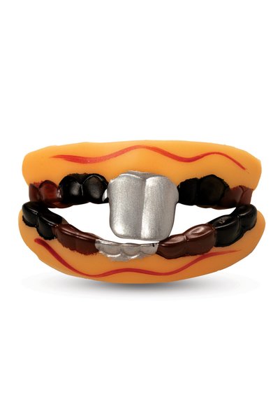 MAD TOYS Halloween Silver Bunny Fake Teeth