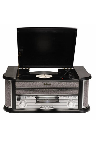 Denver Sistem Audio Retro MRD-51 cu Pick-up CD Player Casetofon Radio FM/DAB ...