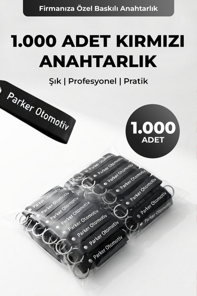 Parker Otomotiv A.Ş 1000 Colorful Keychains Customized for the Company