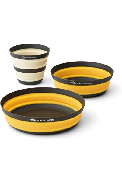 Sea to Summit S2S Frontier UL Collapsible Dinnerware Set [3 Piece] M and L Bo...