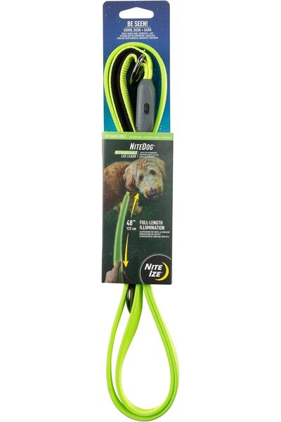 Nite Ize Nitedog Rechargeable Led Leash, Usb Rechargeable 5 Foot Light Up Dog...