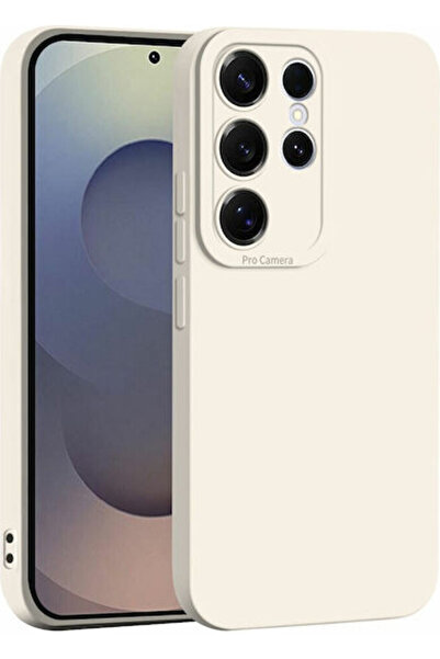OEM Λευκή Σιλικονούχα Πίσω Θήκη (Galaxy S26 Ultra)