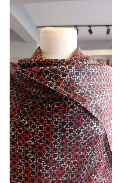 La Boutique Milano Paris LA BOUTIQUE وشاح حرير تويل 100%