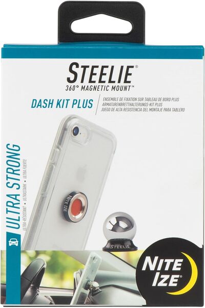 Nite Ize Original Steelie Dash Mount Kit Plus Black Stckp-01-R8