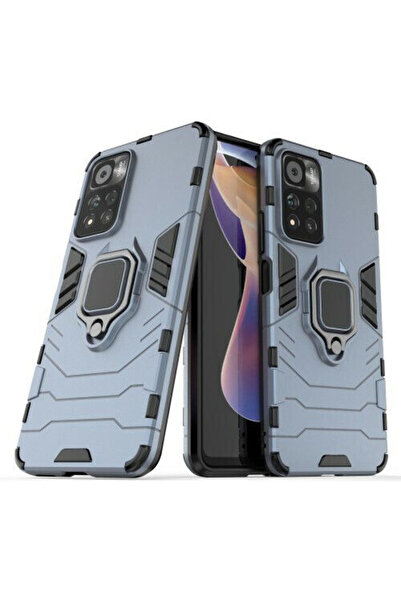 OEM Υβριδική Πλαστική Μπλε Πίσω Θήκη (Redmi Note 11 Pro) Κωδικός: 101913331C