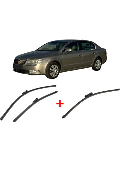 VALEO Σετ 3 υαλοκαθαριστήρων SKODA SUPERB II Estate (3T5) 2009 - 2015, για πα...