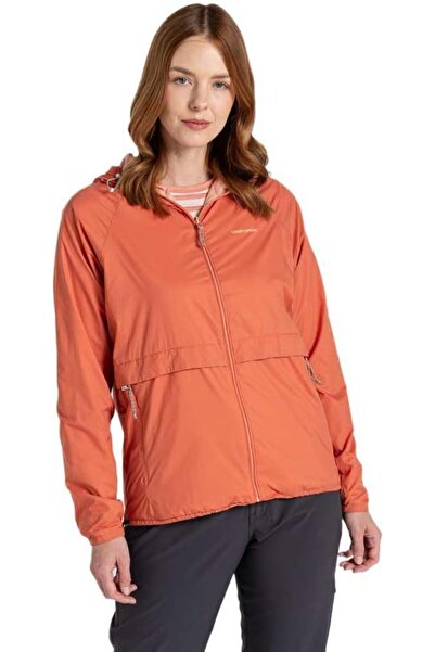 Craghoppers Women's Nosilife Pink Reversible Jacket, Red Sandstone-Clay, XXL