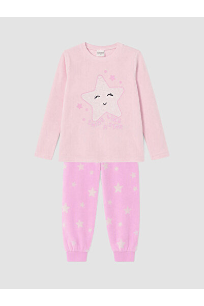 LC Waikiki Sparkling Choices Star Embroidered Girls' Pajama Set from Shining ...