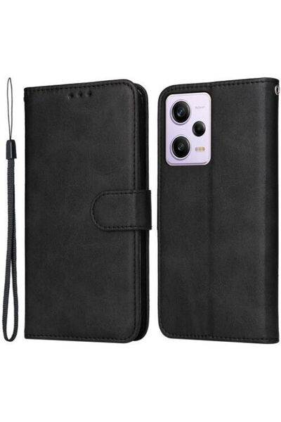 OEM Δερμάτινη Μαύρη Θήκη Πορτοφόλι (Redmi Note 12 Pro / Poco X5 Pro)