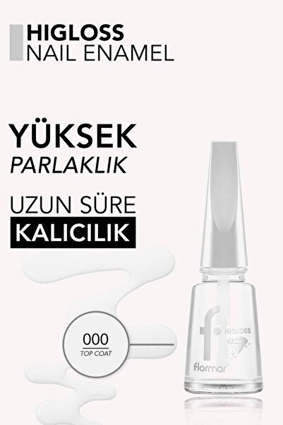 Flormar Higloss Parlaklık Veren Uzun Süre Kalıcı Yüksek Performanslı Top Coat