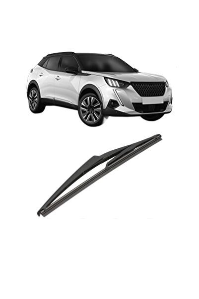 VALEO Rear wiper blade Silencio, silicone rubber, 300mm, PEUGEOT