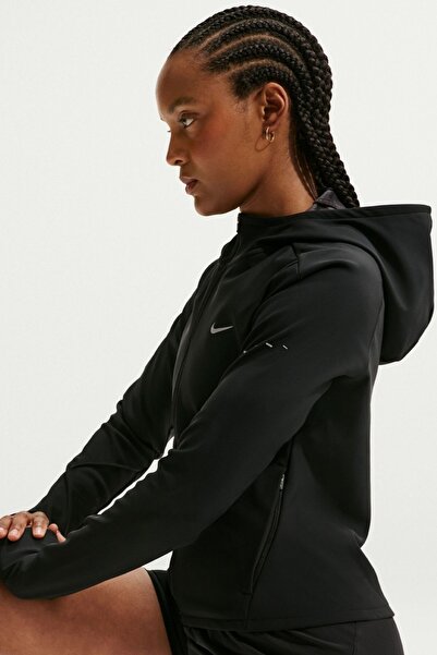 Nike Swift Therma Fit Fitted Womens Jacket Kapüşonlu Reflektörlü Su İtici Kad...
