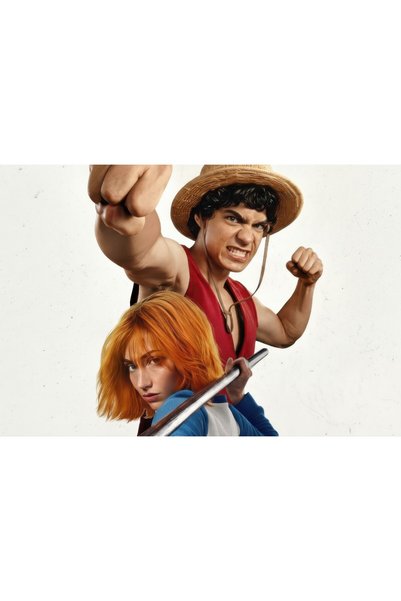 OEM Αφίσα Νάμι και Μόνκι Ντι Λούφι από το One Piece στο Netflix, 61x90 εκ., p...