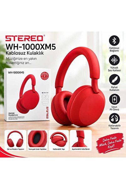 BlueTeam 1000XM5 KAFA ÜSTÜ BLUETOOTH KULAKLIK