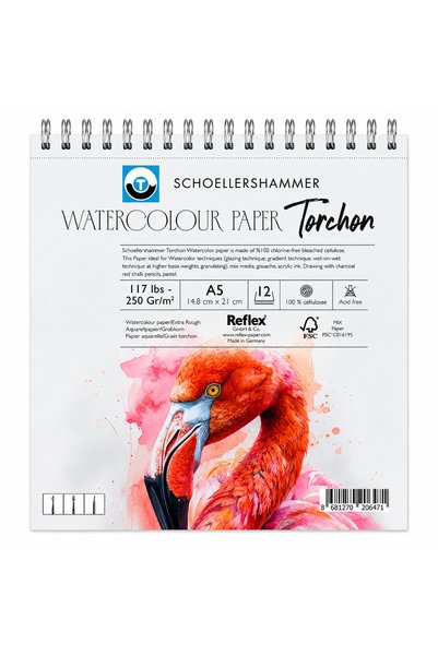 Schoellershammer Torchon Watercolour Pad 250gr A5 12 yaprak