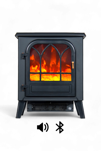 DLC GROUP DLC FLAMIX DEKO SES EFEKTLİ VE BLUETOOTH'LU 1950 WATT AYAKLI ŞÖMİNE