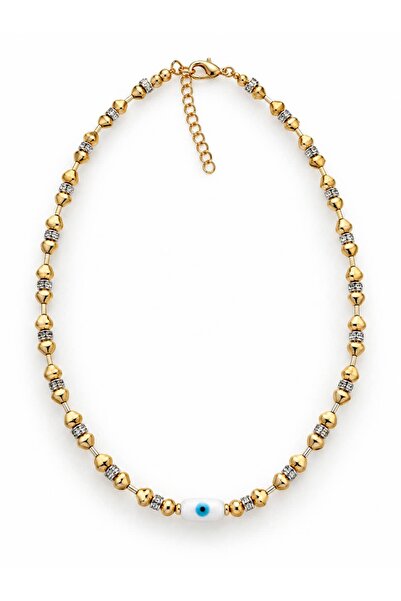CHARMLUCKY Cam Nazarli Stone Necklace