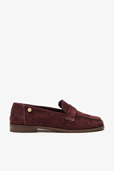 Louis Cardy Γυναικείο Loafer από δέρμα σουέντ Marlov Bordo