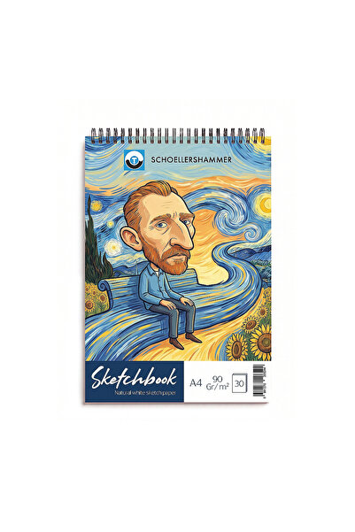 Schoellershammer Art Comics Sketchbook A4 90gr 30yp Yıldızlı Geceler